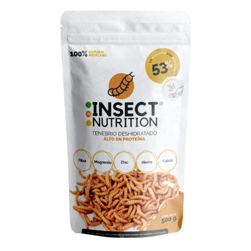 Tenebrio deshidratado